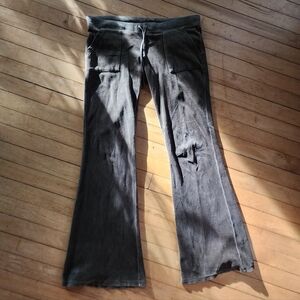 Juicy Couture Velour Pants Army Green